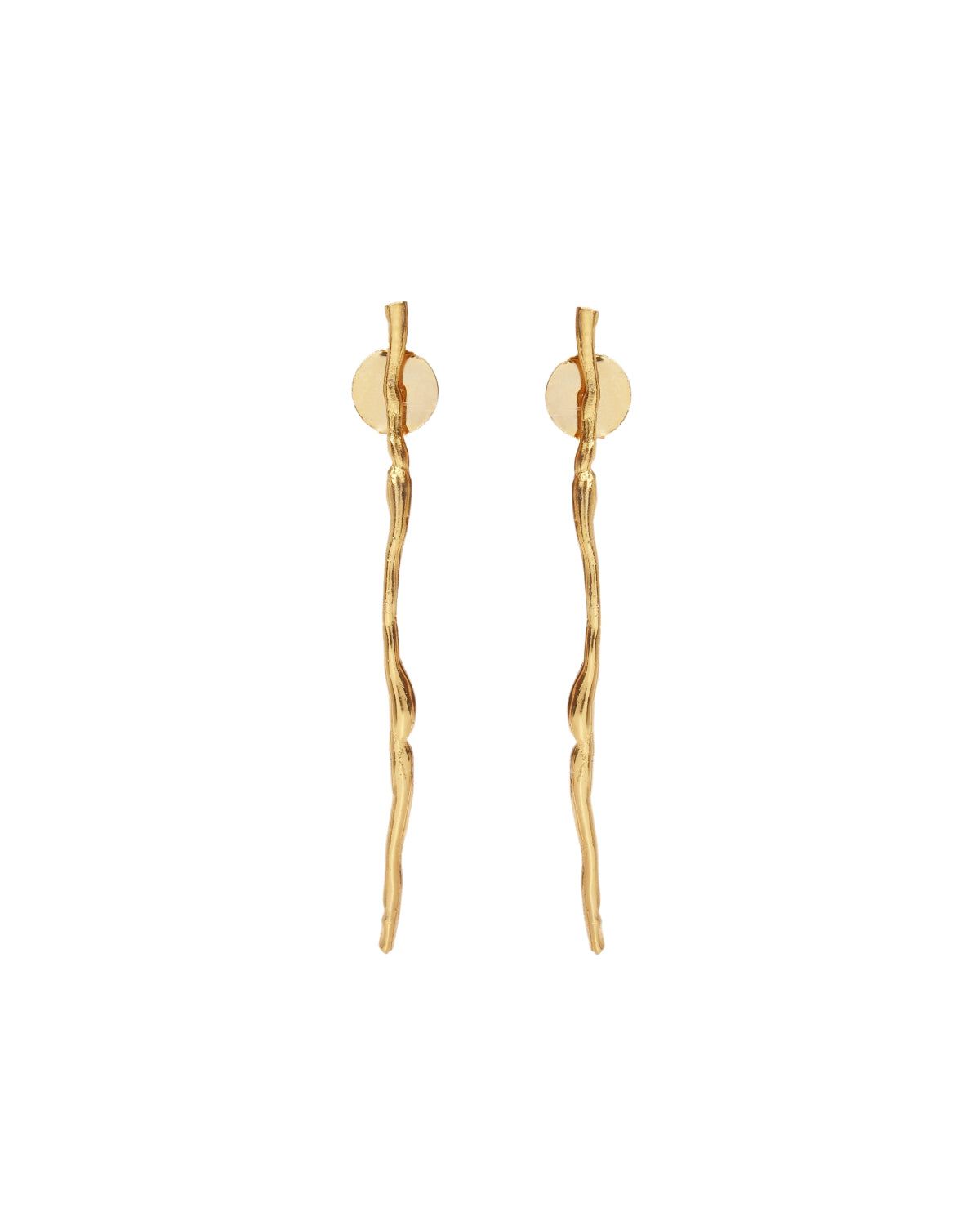 Aretes Bambú Oro